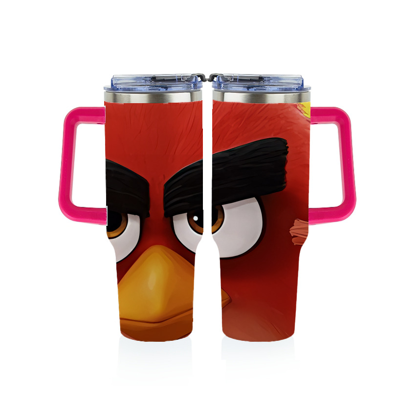 （画像用） Angry Birds アングリーバード 1200ｍLフルプリント車用タンブラー